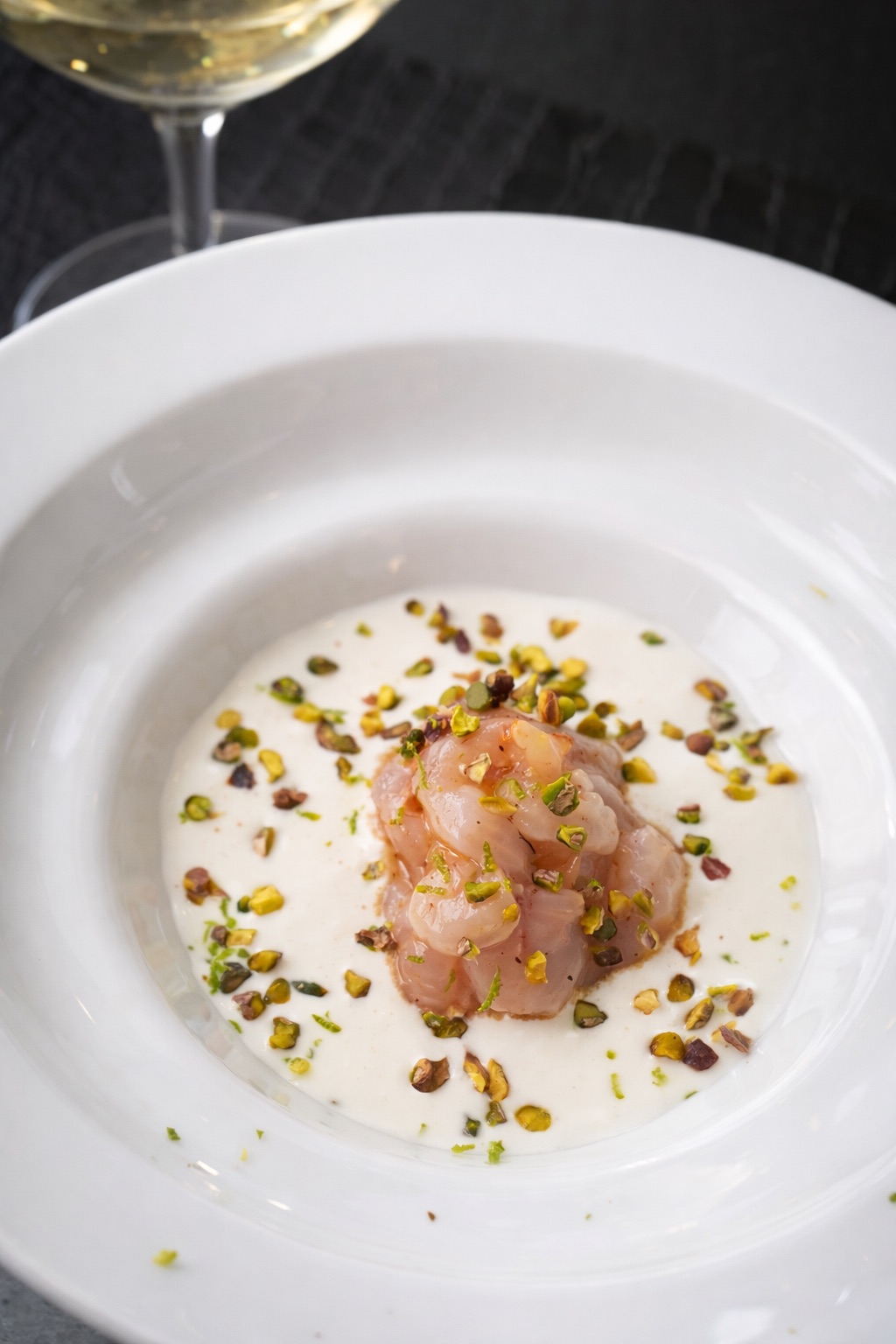A menu that is a journey of flavours from the restaurant on the Venice Lido near the Film Festival